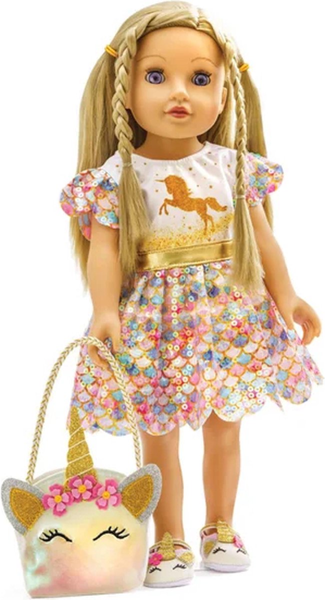 Puppen-Tasche Einhorn, Gr. 35-45 cm van Merkloos — afbeelding 3