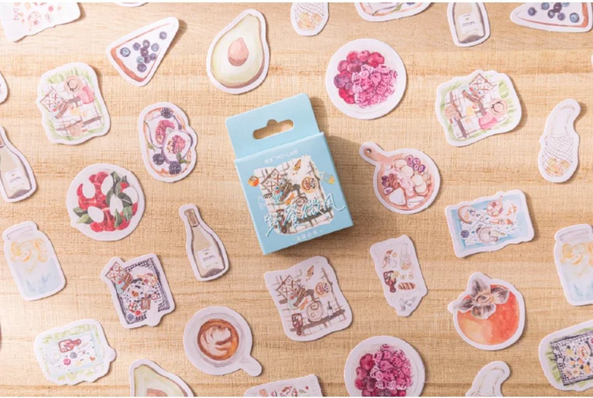 Mo-Card Bullet Journal Stickers - Picnic, Agenda & Planner - 46 stuks