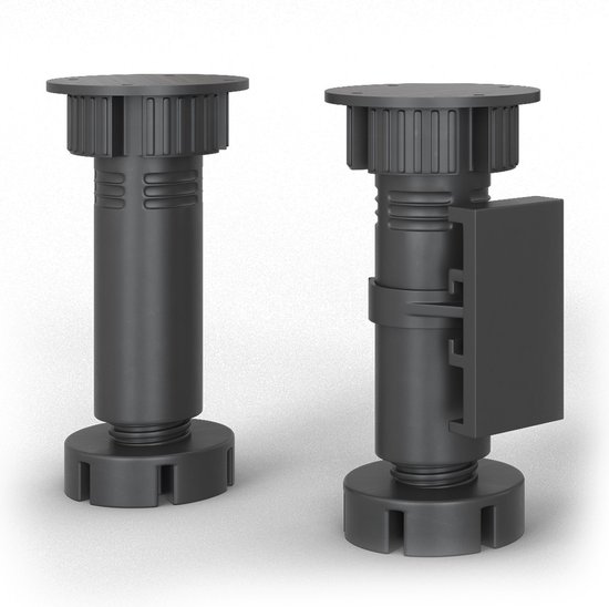 Vicco Cuisine d'angle Rick, Wit/ anthracite brillant, 267 x 167 cm, WB Marble