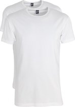 Alan Red stretch T-shirts Ottawa (2-pack) - O-hals - wit -  Maat XL