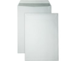 C4 Enveloppen A4 formaat wit - 229 x 324 MM - 500 stuks - Zelfklevend met plakstrip - 120 Gram - DULA