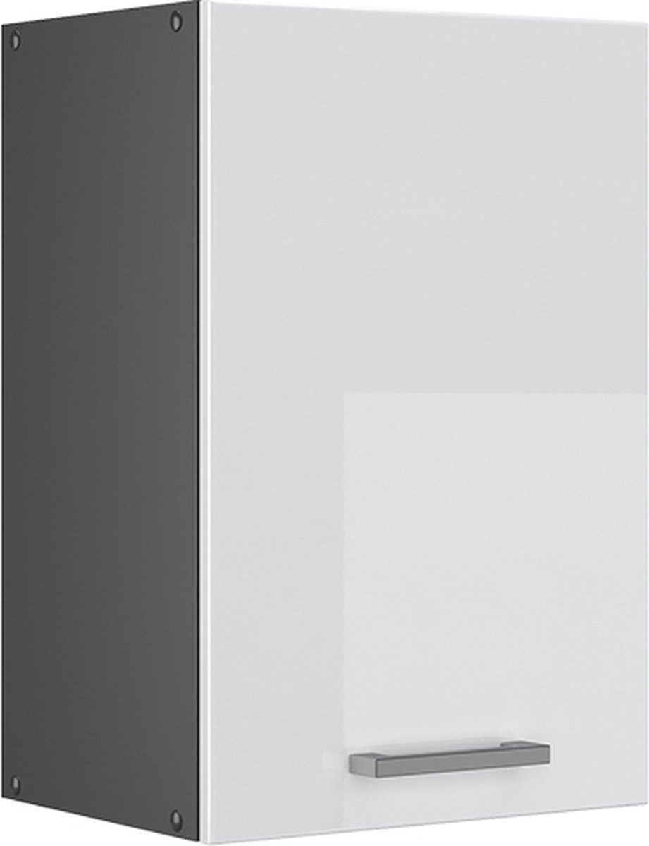 Vicco R-Line Hangkast – 40 cm Wit Hoogglans Wit Hoogglans/Antraciet