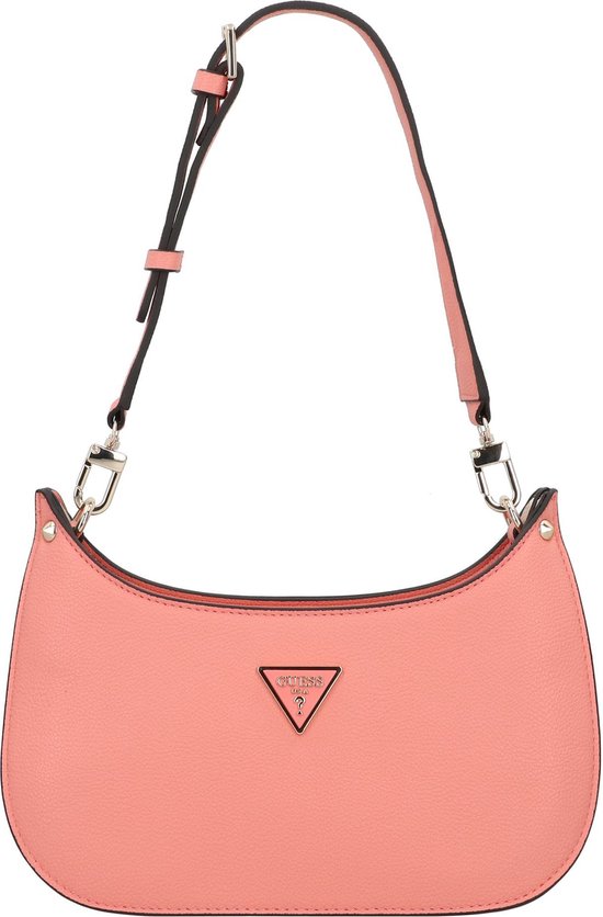 GUESS Sac à épaule Meridian Mini Top Zip Shoulder Bag Coral Corail