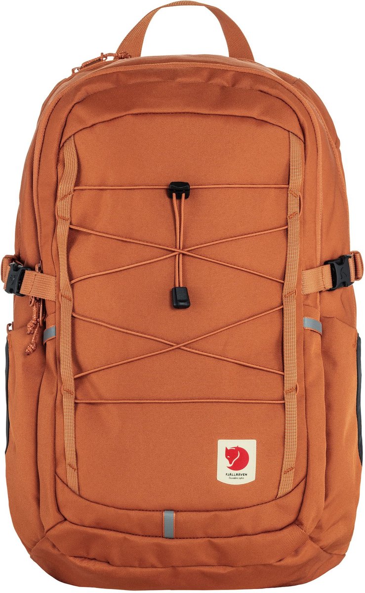 Fjällräven laptoprugzak / Rugtas / Schooltas - 15 inch - Skule 28 - Oranje/Roodcotta Brown