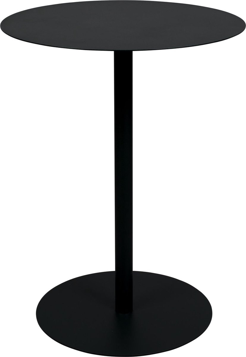 Snow Bistrotafel Rond 57 cm Metaal Zwart