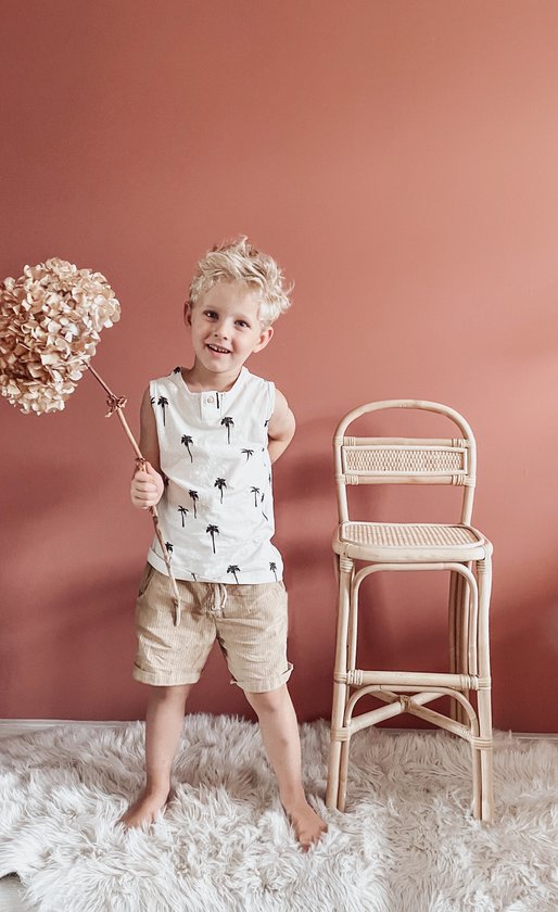Rotan kinderstoel Luc - Hoge eetkamerstoel van Kave Home — afbeelding 4