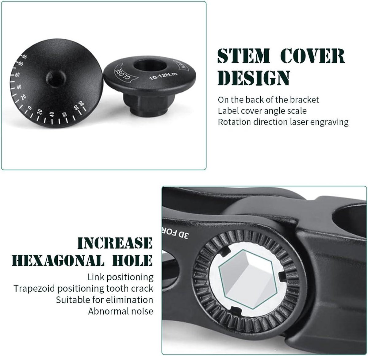Fietsstuurpen 31,8 mm verstelbaar ± 80 graden MTB-stuurpen, 90/110/130/145 mm fietsstuurpen riser, stuurverhoger voor mountainbikes, racefietsen, MTB, BMX, fietsen