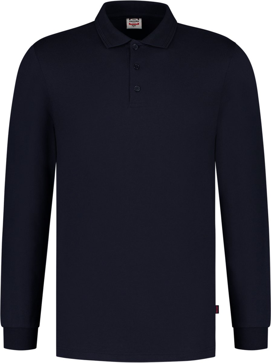 Tricorp 201019 Poloshirt Jersey Lange Mouw - Inkt - L