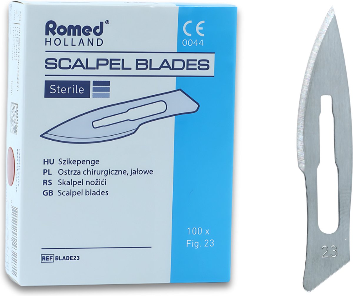 Goedkoopste Romed scalpelmesjes nr. 23 steriel Romed