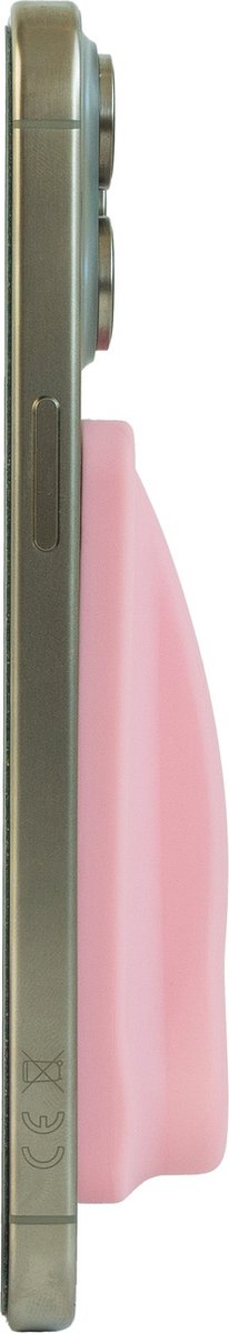 Lipgloss Telefoonhoesje, Hartvorm Zelfklevende Siliconen