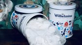Wilhelmina Pepermunt - Bewaar Blik Holland - Vegan- Fortuin - 500 Gram