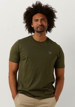 Paul Smith Mens Reg Fit Ss T-shirt Zebra Polo's & T-shirts Heren - Polo shirt - Groen - Maat M