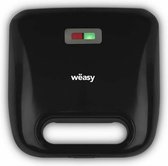 WEASY JOY600 - 4 in 1 tosti-ijzer - 4 verwisselbare platen - 750W - Controlelampje - Antiaanbaklaag