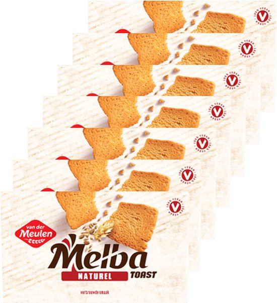 Van der Meulen - Melba toast naturel - 7x 120g