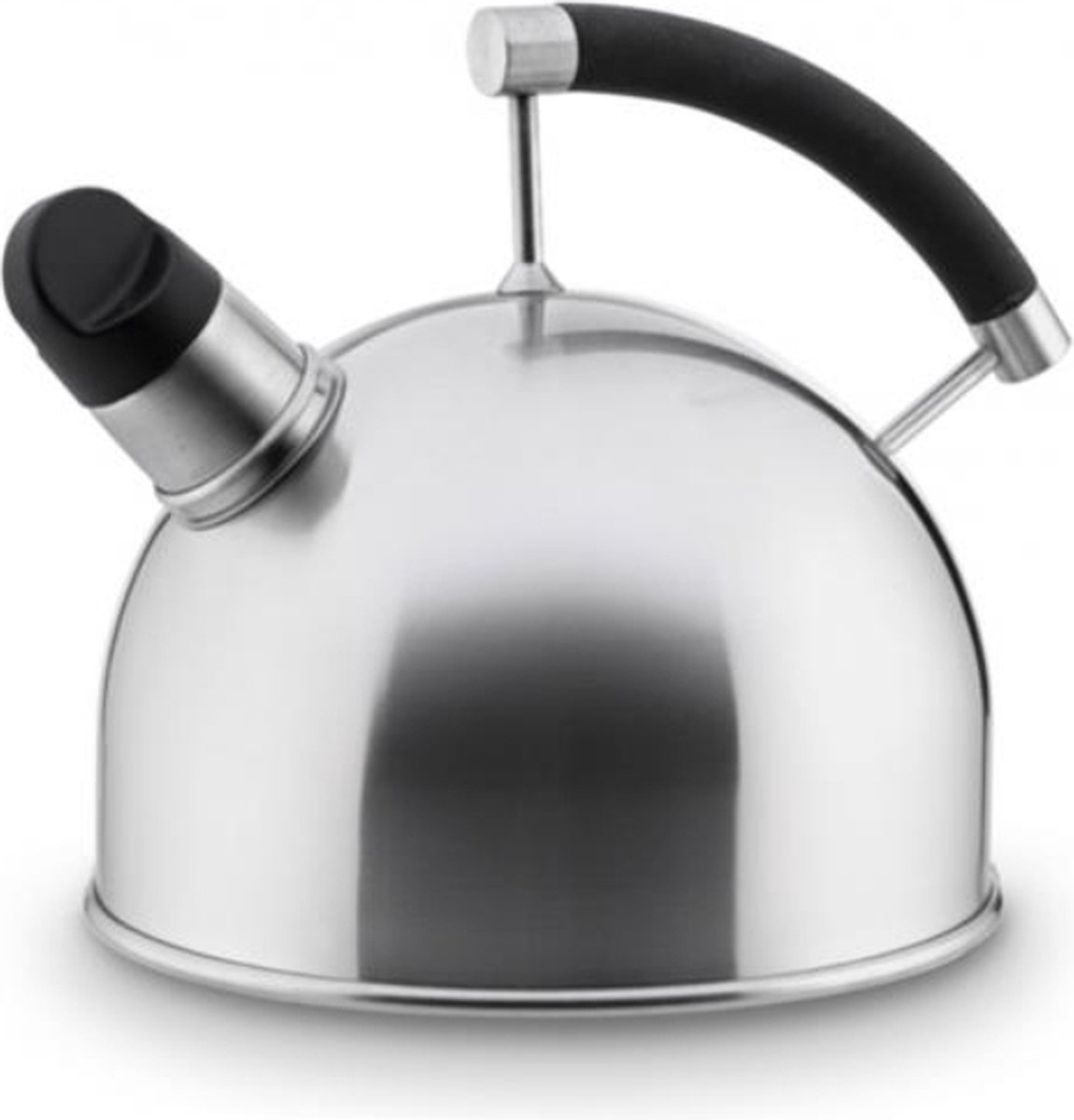 Habonne Mads Odgard fluitketel geborsteld RVS zilver 1.75 Liter - geschikt voor inductie