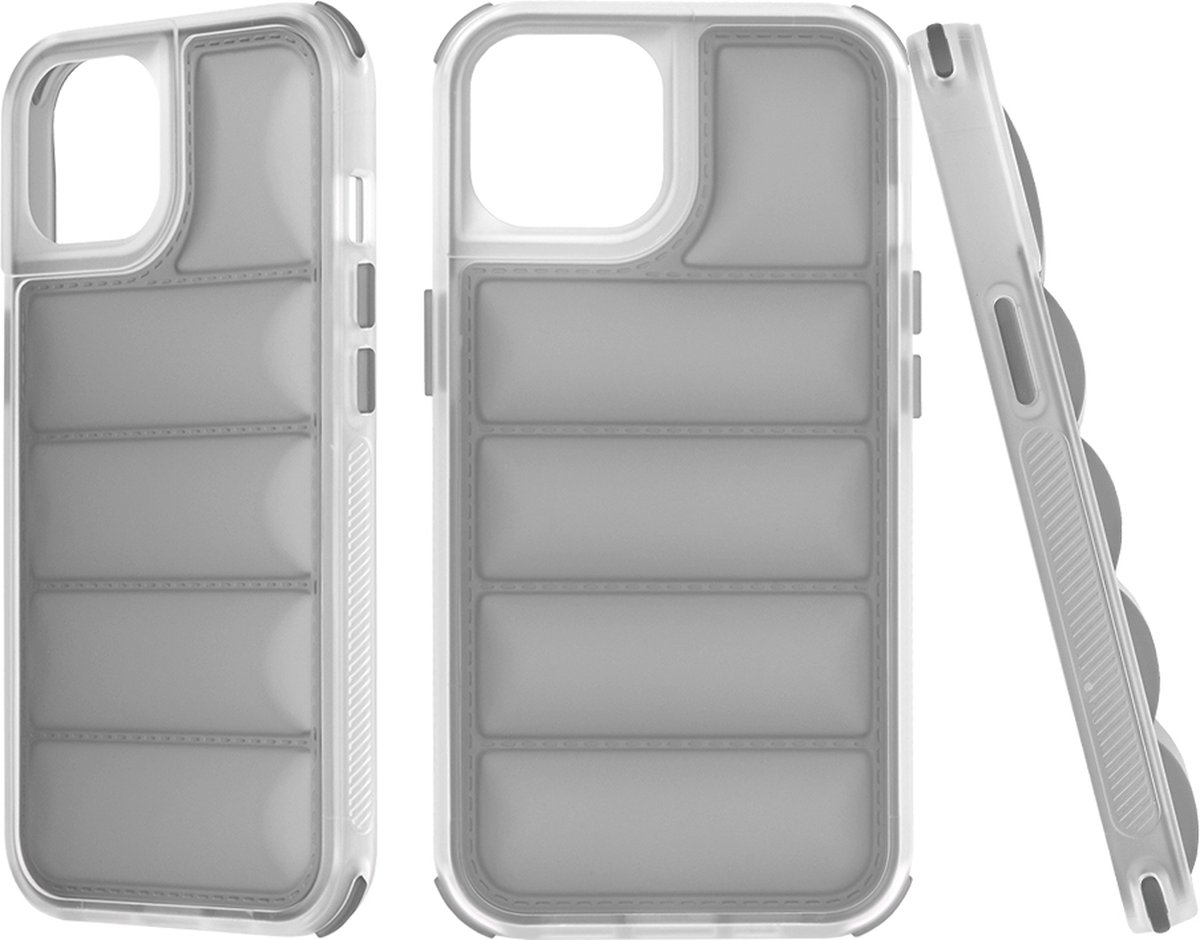 Techsuit Wave Shield Shockproof Hard Case Back Cover hoesje voor Apple iPhone 14 - Zwart