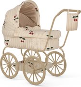 Konges Sløjd Minnie Poppenwagen/Doll Pram - Opvouwbaar - Ma Grande Cerise Glitter