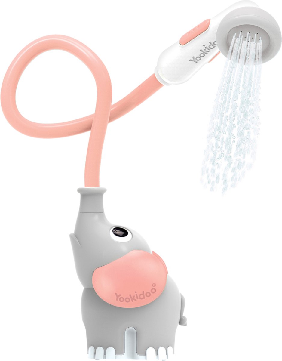 Yookidoo - Badspeelset - Elephant Baby Shower - Roze - 0+ maanden