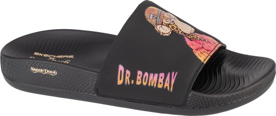 Skechers Snoop Dogg Hyper Slide - Dr. Bombay 251015-BBK, Mannen, Zwart, Slippers, maat: 41
