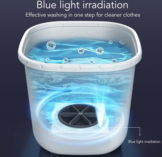 Mini petite machine à laver portable 6L, arrêt automatique, Vêtements de bébé, Sous-vêtements , appartement, blanchisserie, camping Camper
