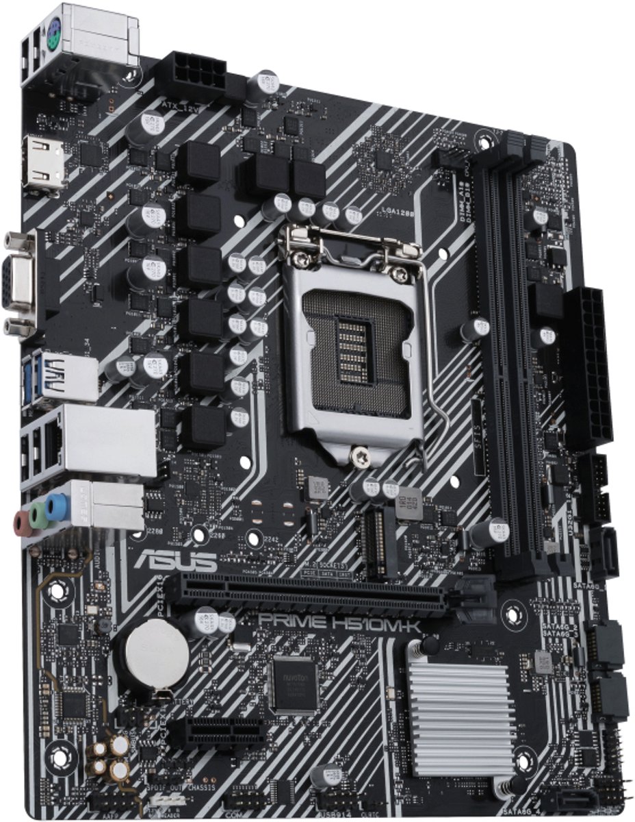 Asus Prime H510M-K - Moederbord - Socket 1200 - Micro-Atx - Intel H510 Chipset - afbeelding 4