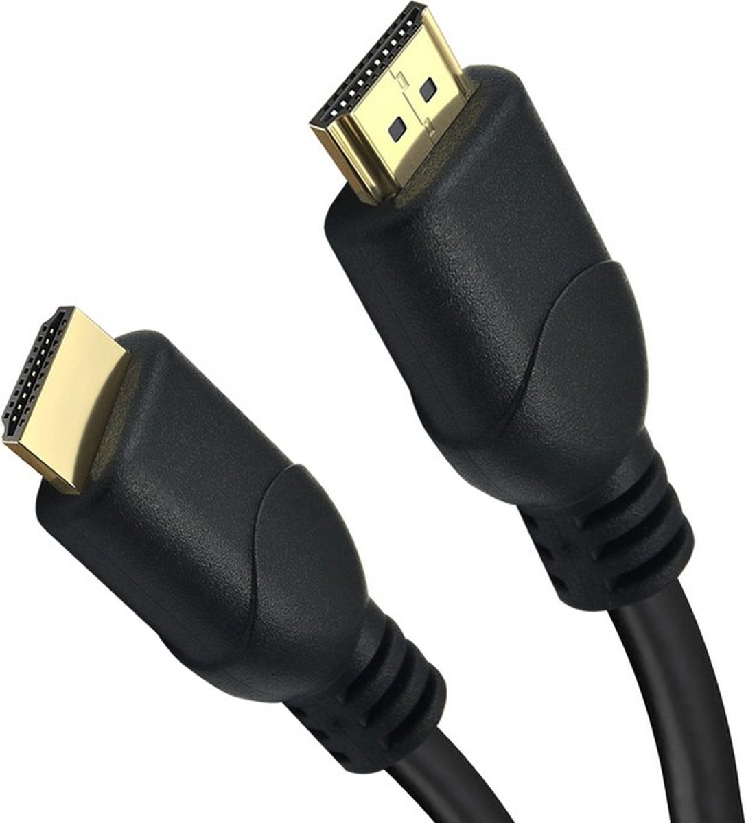 Helos 288392 HDMI kabel 2 m HDMI Type A (Standaard) Zwart