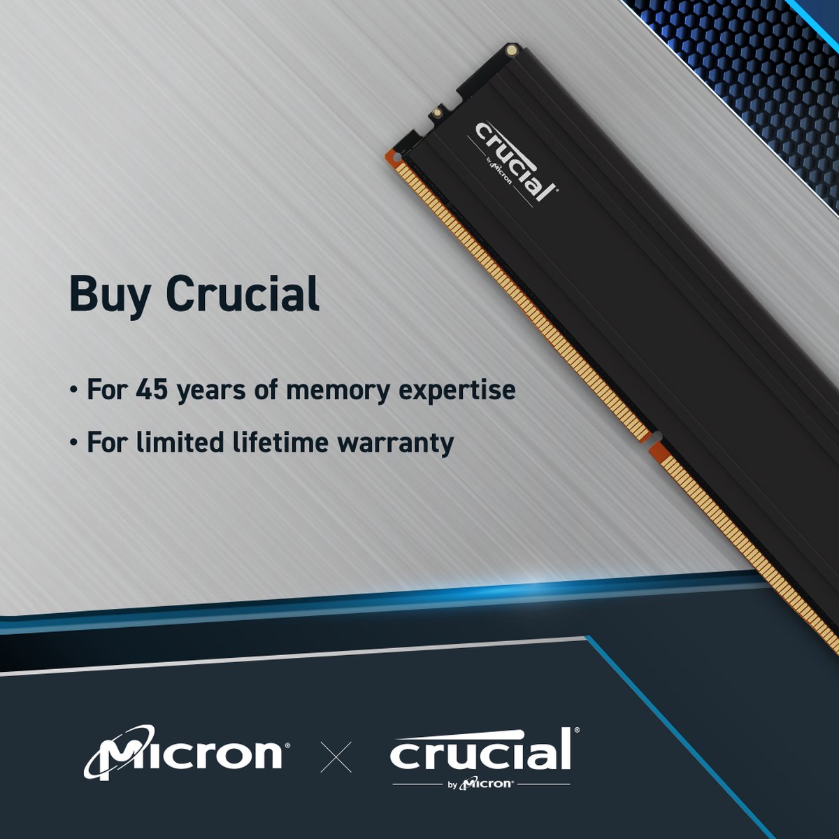 Crucial Pro CP2K16G60C48U5 - RAM-geheugen - 32GB - DDR5 - 2x 16GB
