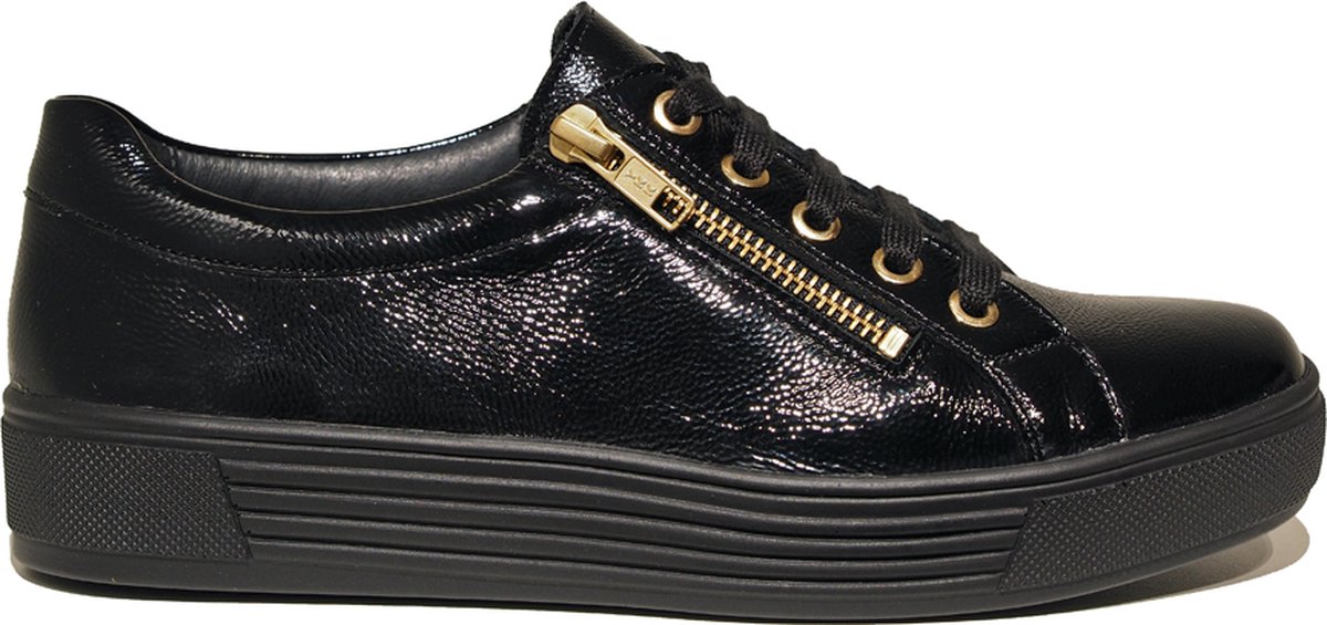 Solidus -Dames - zwart - sneakers - maat 36.5