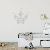 Muursticker Kasteel -  Zilver -  120 x 114 cm  -  baby en kinderkamer  alle - Muursticker4Sale