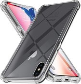 Hoesje Geschikt voor: iPhone XS Max - Anti -Shock Silicone - Transparant