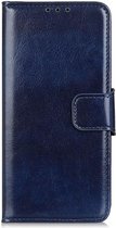Oppo Find X2 Hoesje Portemonnee Kunstleer met Standaard Blauw