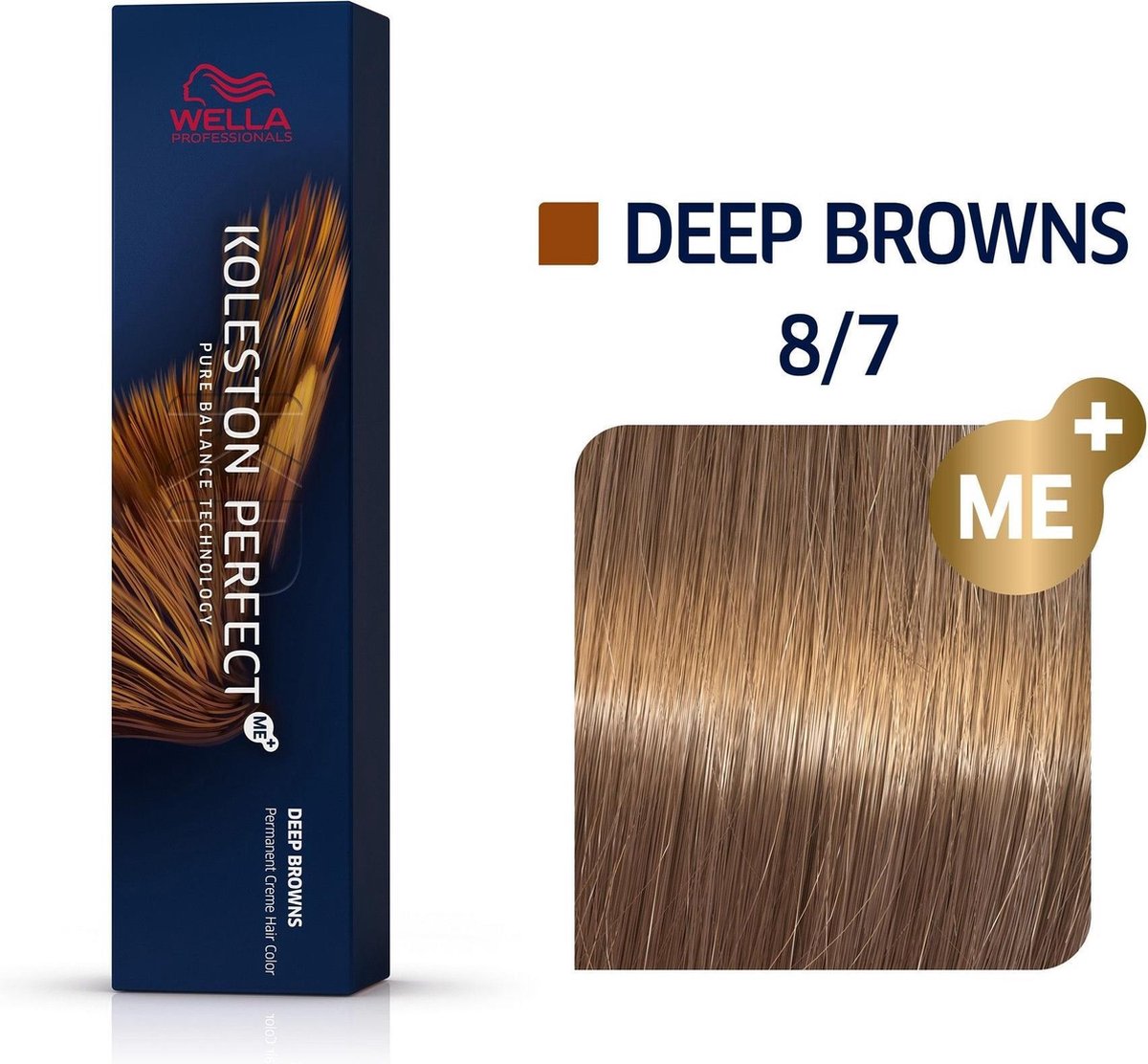 Wella Professionals Koleston Perfect Me+ - Haarverf - 8/7 Deep Browns - 60ml
