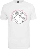Urban Classics Dames Tshirt -L- Planet Earth Wit