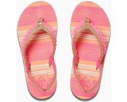 Reef Kids Little Pom Pom Roze Slippers Maat US3/4 EU19/20