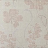 De Somero bloem beige behang (vliesbehang, beige)