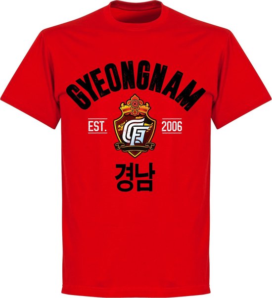 Gyeongnam FC Established T-shirt - Rood - XL