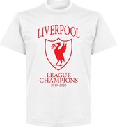 Liverpool Champions T-Shirt 2020 - Wit - S