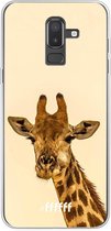 Samsung Galaxy J8 (2018) Hoesje Transparant TPU Case - Giraffe #ffffff