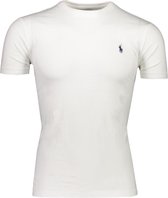 Polo Ralph Lauren T-shirt Wit Getailleerd - Maat S - Mannen - Never out of stock Collectie - Katoen