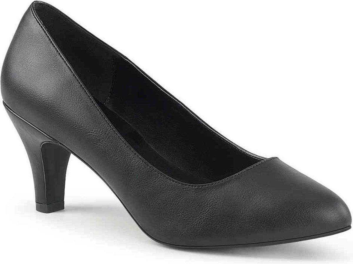 Pleaser Pink Label - DIVINE420 Pumps - Paaldans schoenen - 47 Shoes - Zwart