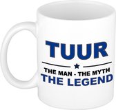 Tuur The man, The myth the legend cadeau koffie mok / thee beker 300 ml