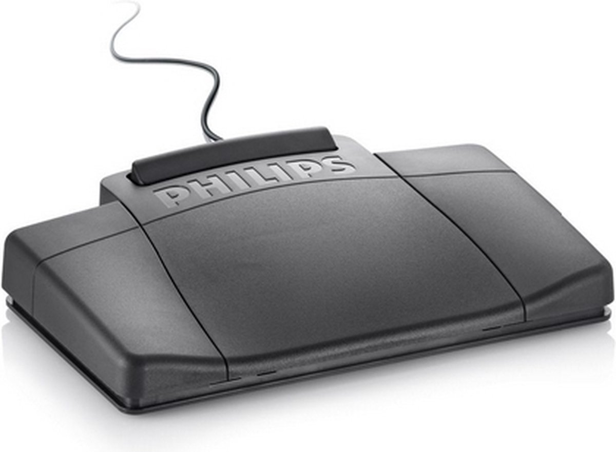 Philips LFH2210 Voetschakelaar - 3-Positie - 3.5 mm jack plug - Transcriptie/ analoog