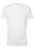 Wit Slater basic T-shirt met korte mouwen en ronde hals, van voren gezien.