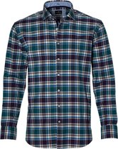 Jac Hensen Overhemd - Regular Fit - Groen - 4XL Grote Maten