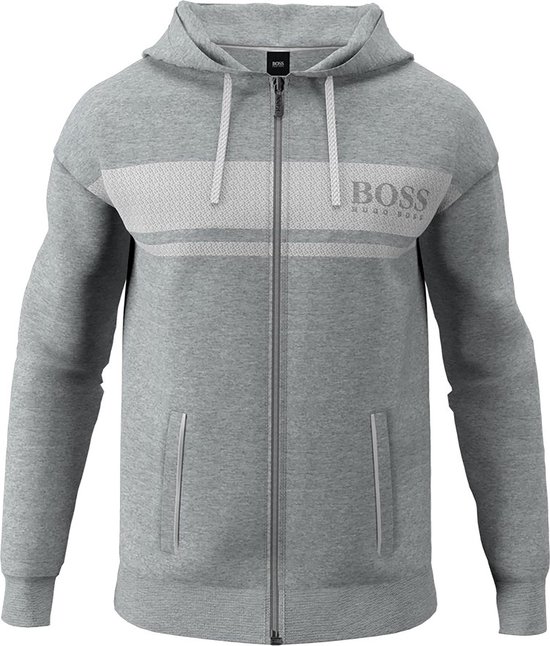 Hugo Boss heren lounge vest middeldik grijs Maat XXL