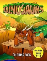 Dinosaurs Coloring Book for Kids Ages 8-12