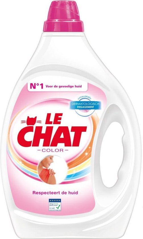 Le Chat Sensitive Color Gel Vloeibaar Wasmiddel 34 Wasbeurten Bol Com Le Chat Sensitive Color Gel Vloeibaar Wasmiddel 34 Wasbeurten Bol Com