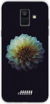 Samsung Galaxy A6 (2018) Hoesje Transparant TPU Case - Just a perfect flower #ffffff