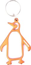 Munkees Flesopener Pinguin Oranje Staal 7 Cm