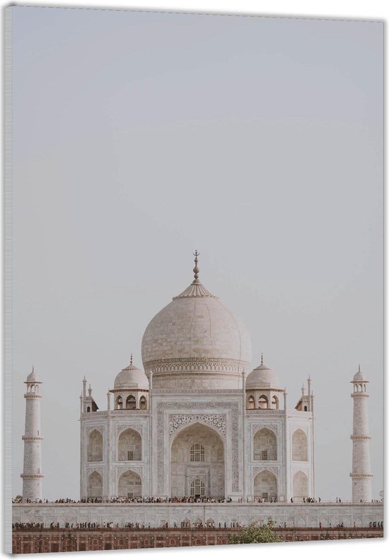 Acrylglas –Agra Taj Mahal - India– 80x120 (Wanddecoratie op Acrylglas)